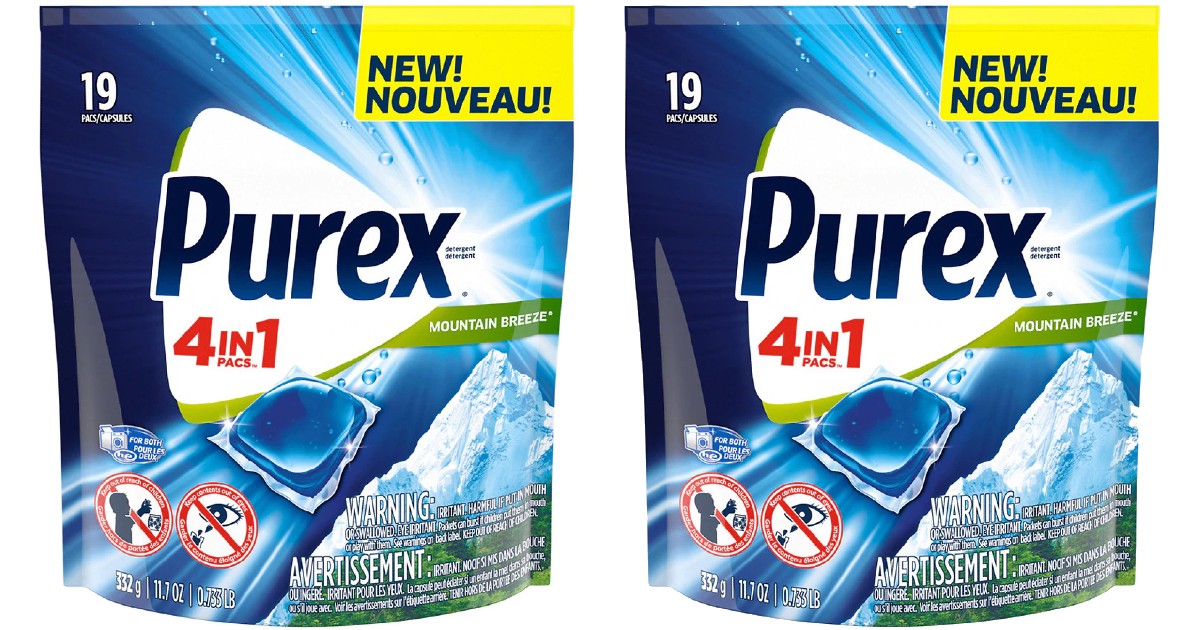 Purex 4-in-1 Pacs ONLY $1.99 at Walgreens (Reg $6)
