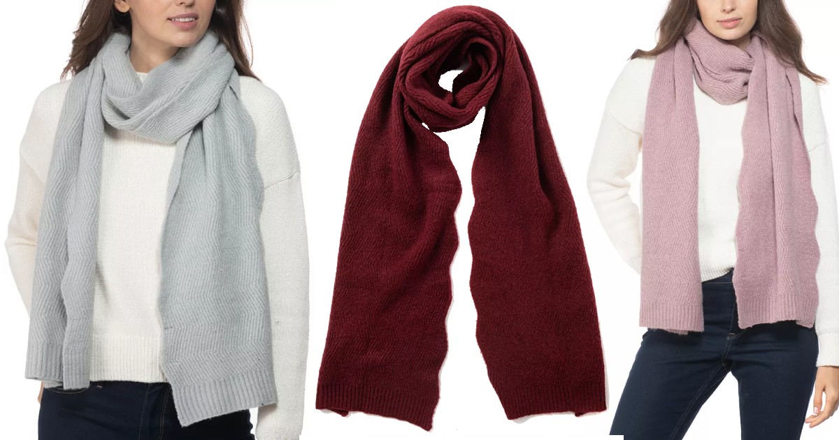 Women's Knit Muffler Scarf ONLY 11.65 at Macy's (Reg 39) Daily
