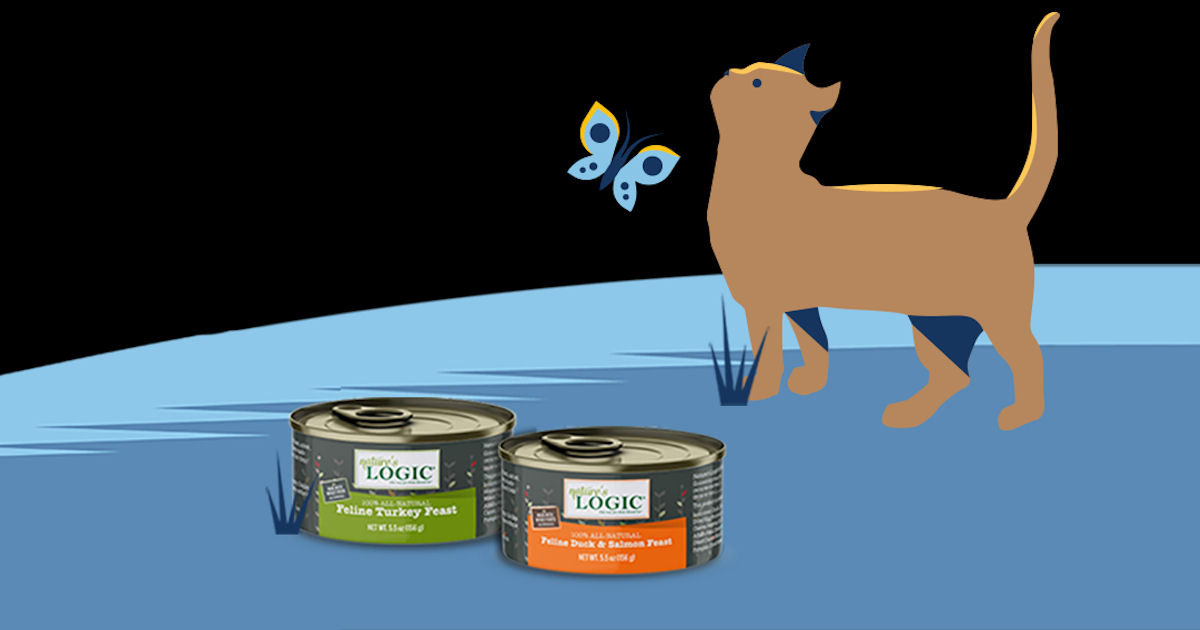 2 FREE Cans of Natures Logic Cat Food