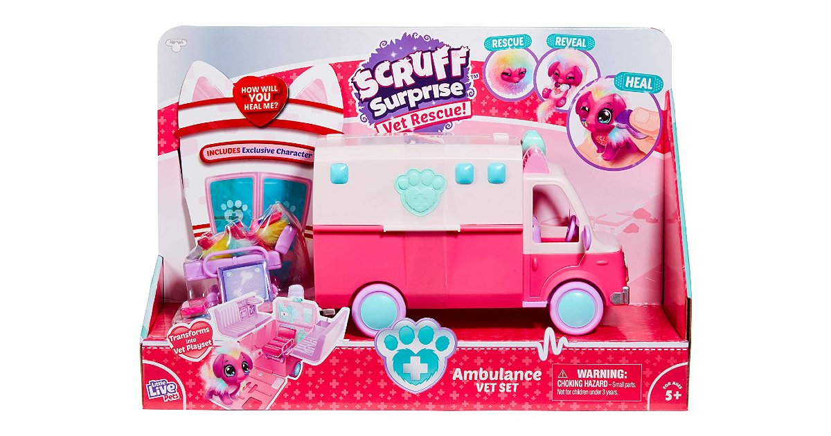 Little Live Pets Scruff-a-Luvs Vet Rescue $7.55 (Reg. $20)