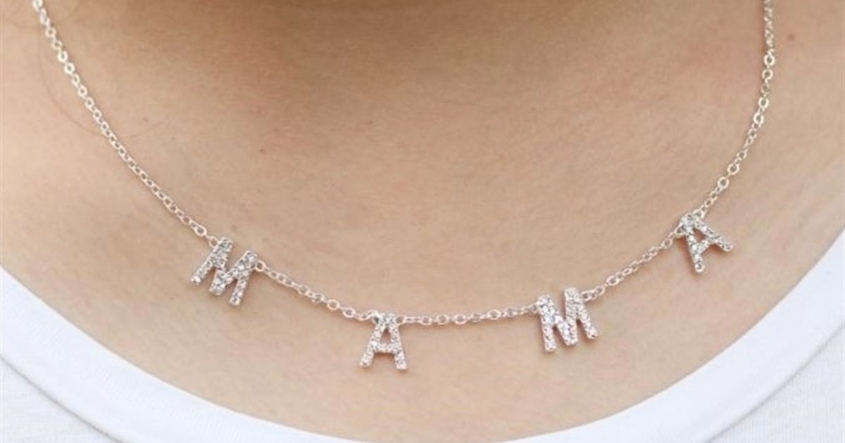 Sparkly Mama Necklace 