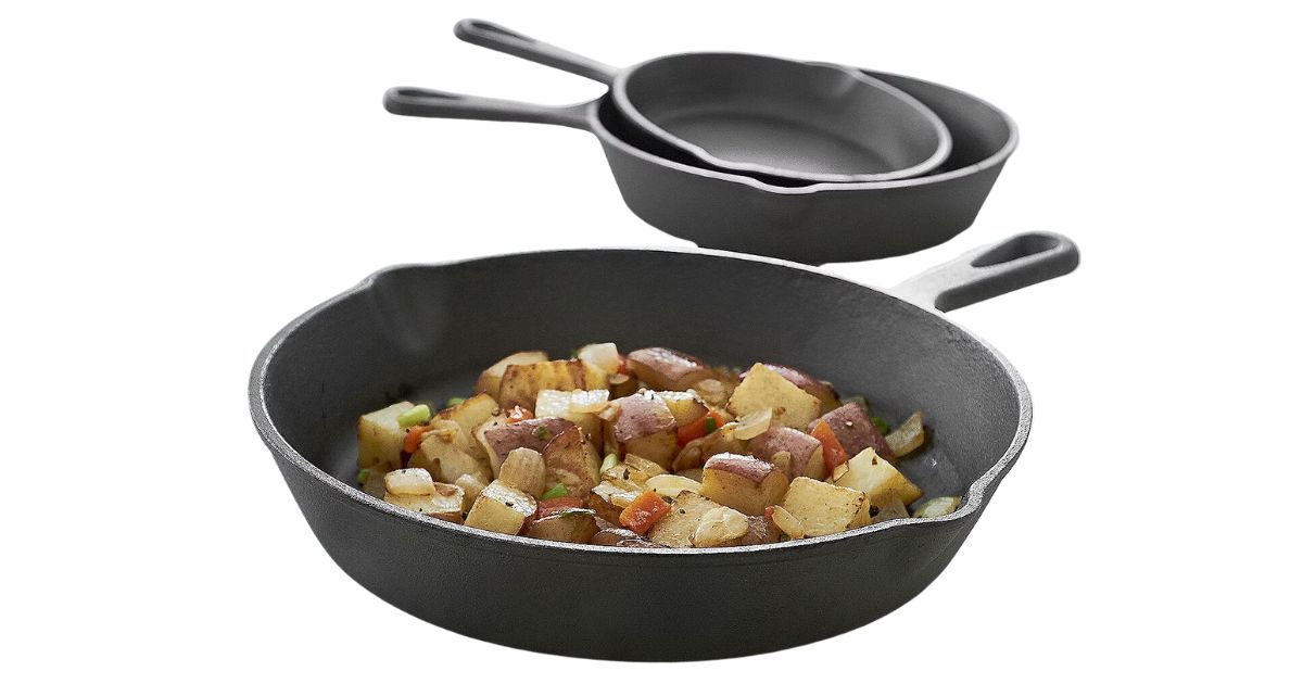 Cooks 3-Piece Cast Iron Fry Pan Set at JCPenney