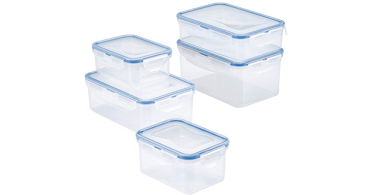 10-Piece Food Storage Set ONLY $11.99 at Amazon