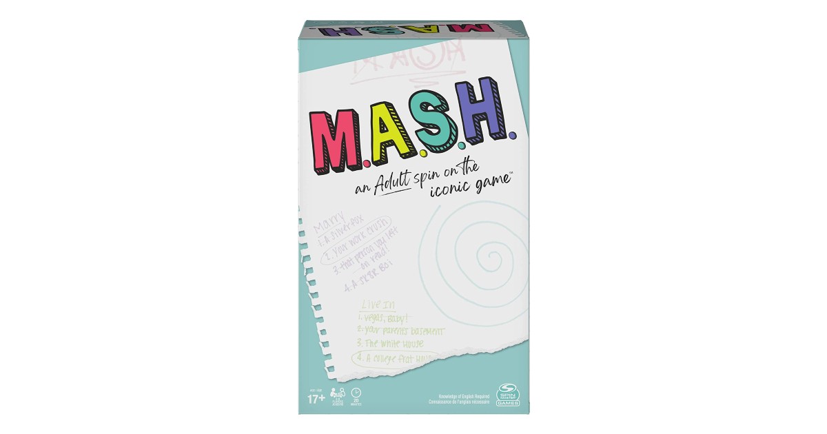 MASH Fortune Telling Adult Party Game ONLY $7.85 (Reg. $20)