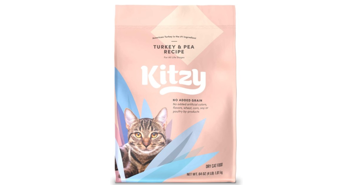 Kitzy Dry Cat Food 4-Pound Bag 