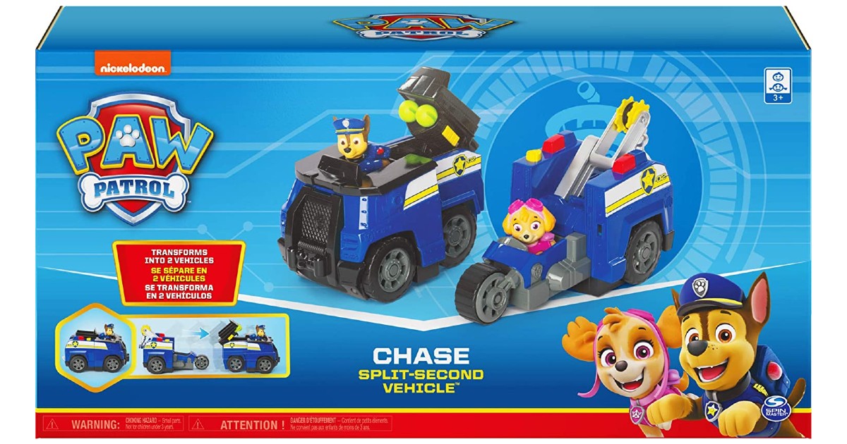 Paw Patrol Transforming Police Cruiser at Amazon