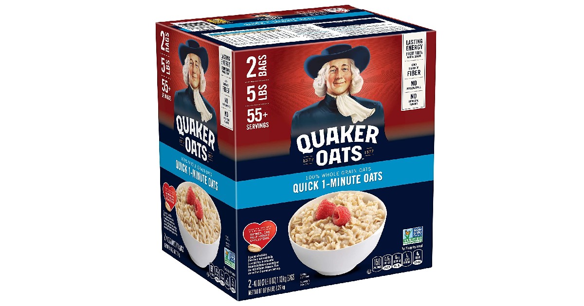 Quaker oatmeal on Amazon