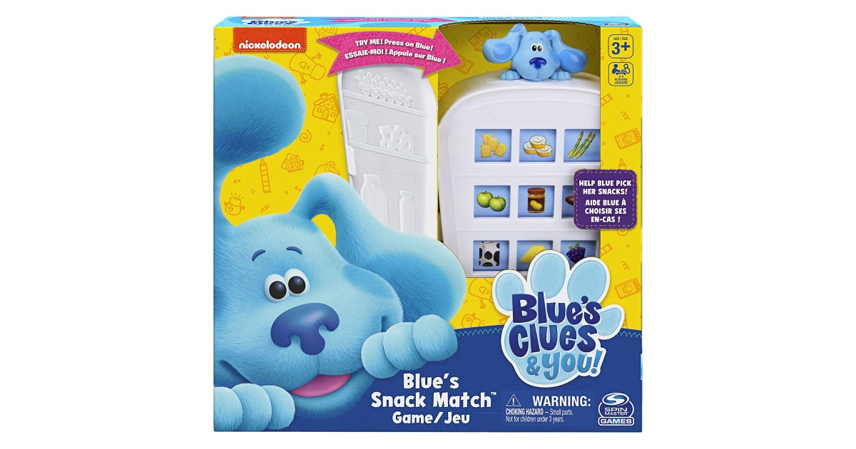 Blue's Clues Snack Match Game ONLY $8.99 (Reg. $20)