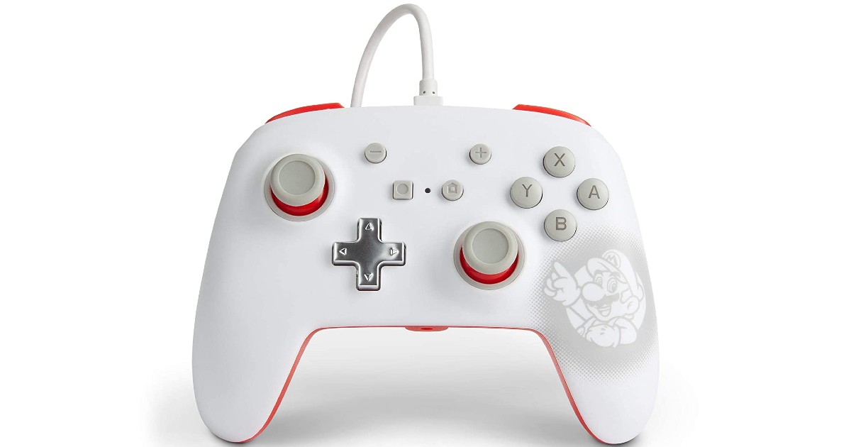 Nintendo Switch Mario Wired Controller ONLY $14.99 (Reg $25)