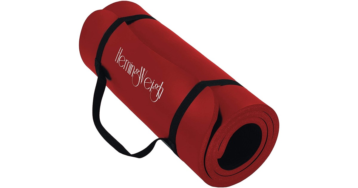 Yoga Mat with Carrying Strap at Amazon