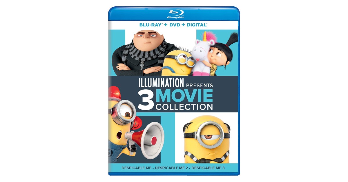 3-Movie Despicable Me Collection Blu-ray ONLY $14.99 (Reg. $36)