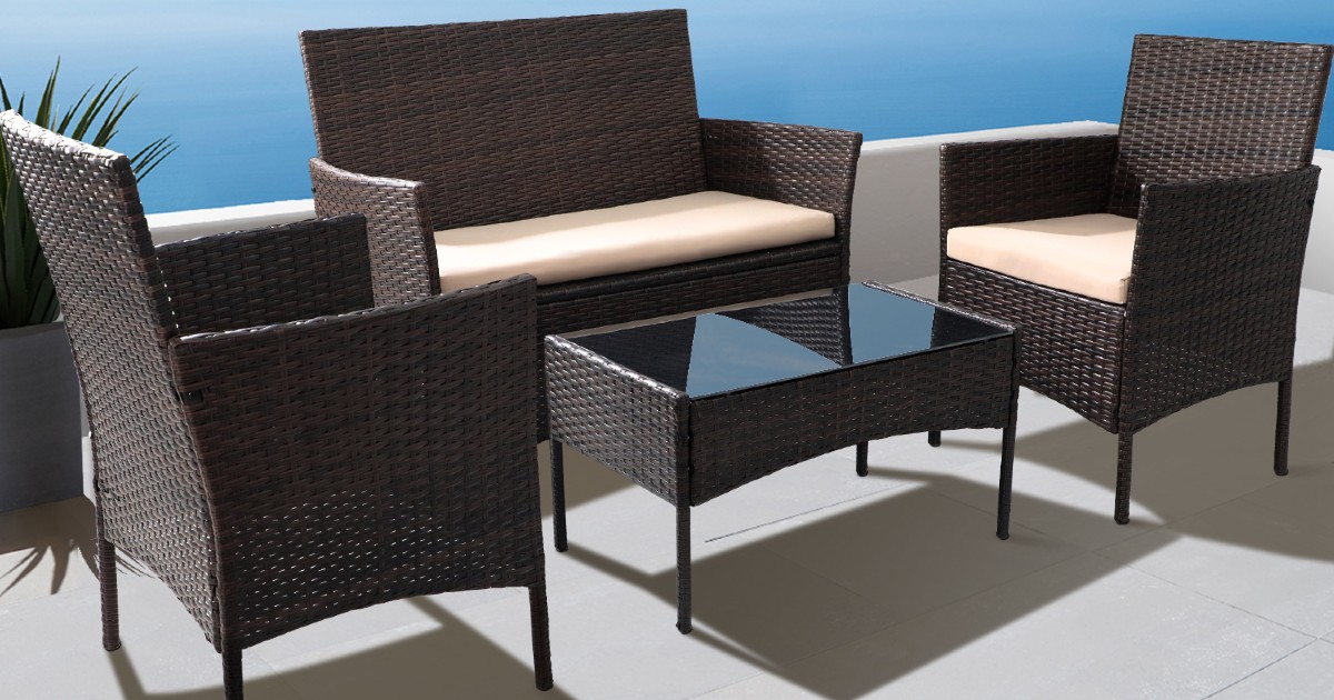 4Piece Outdoor Furniture Set ONLY 149.99 at Walmart (Reg 220