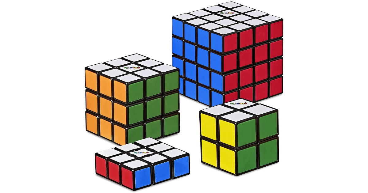 Rubik's Cube Bundle 4-Pack ONLY $17.99 (Reg. $35)