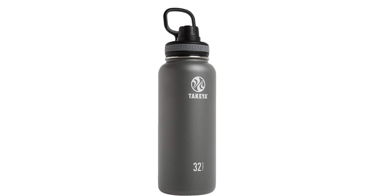 Takeya Vacuum-Insulated Water Bottle $15.98 (Reg. $30)