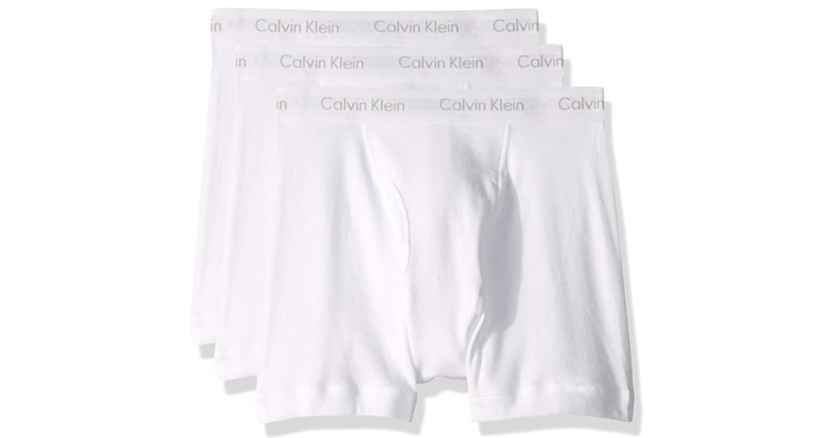 Calvin Klein Men’s Boxer Briefs at Amazon