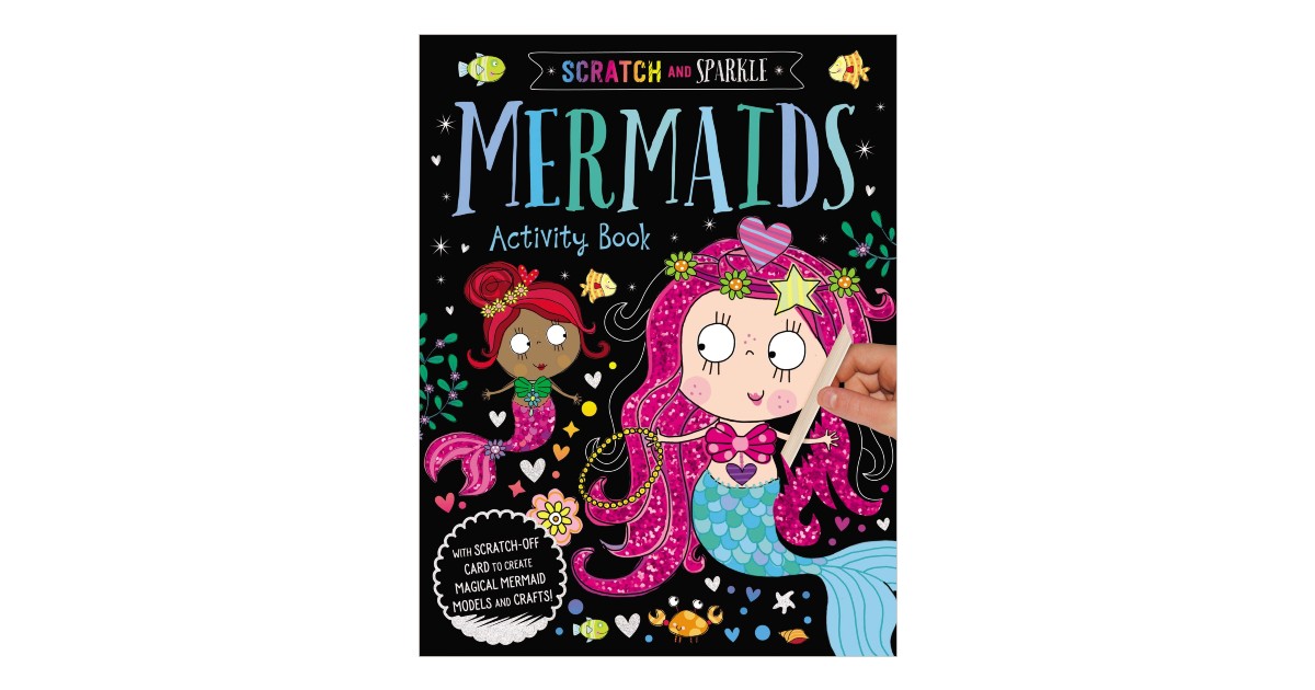 Mermaids Activity Book Scratch and Sparkle ONLY $1.57 (Reg. $7)