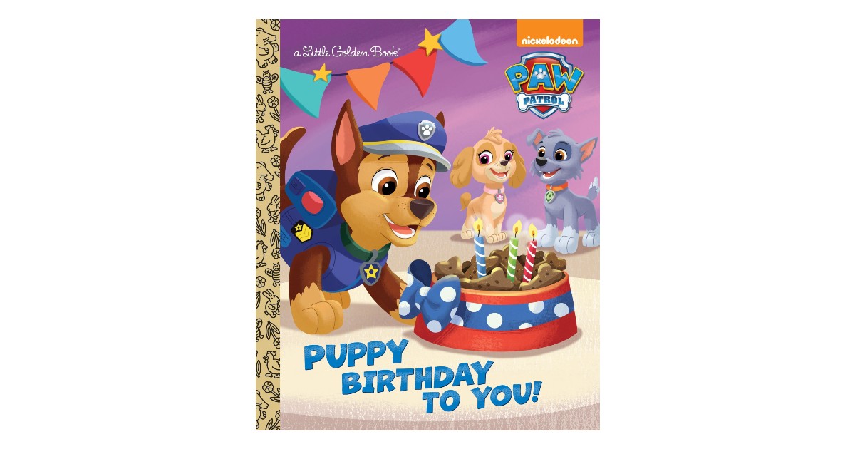 Puppy Birthday to You Book on Amazon