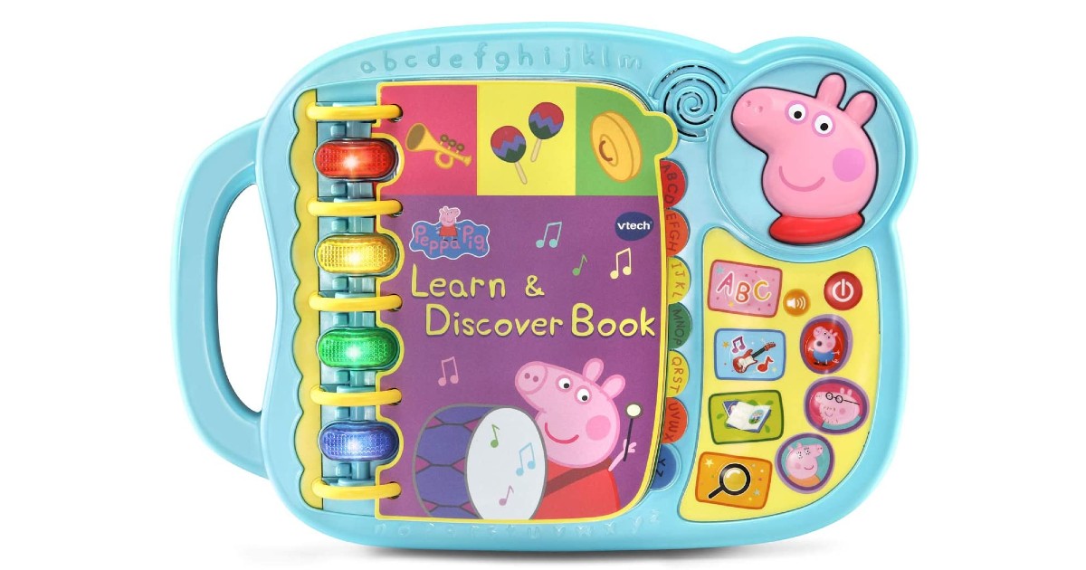 VTech Peppa Pig Learn & Discover Book ONLY $13.59 (Reg. $22)