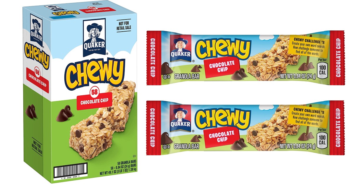 Quaker Chewy Granola Bars 58-Pack 