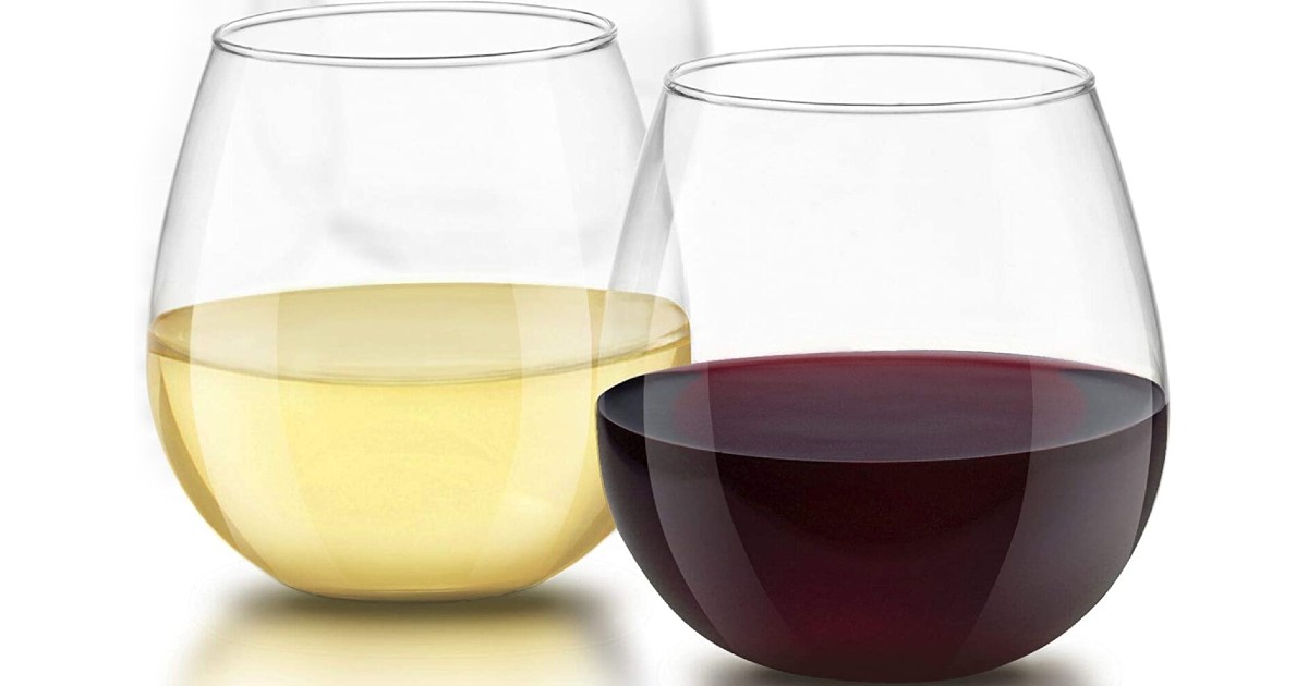 Stemless Wine Glasses 4-Count