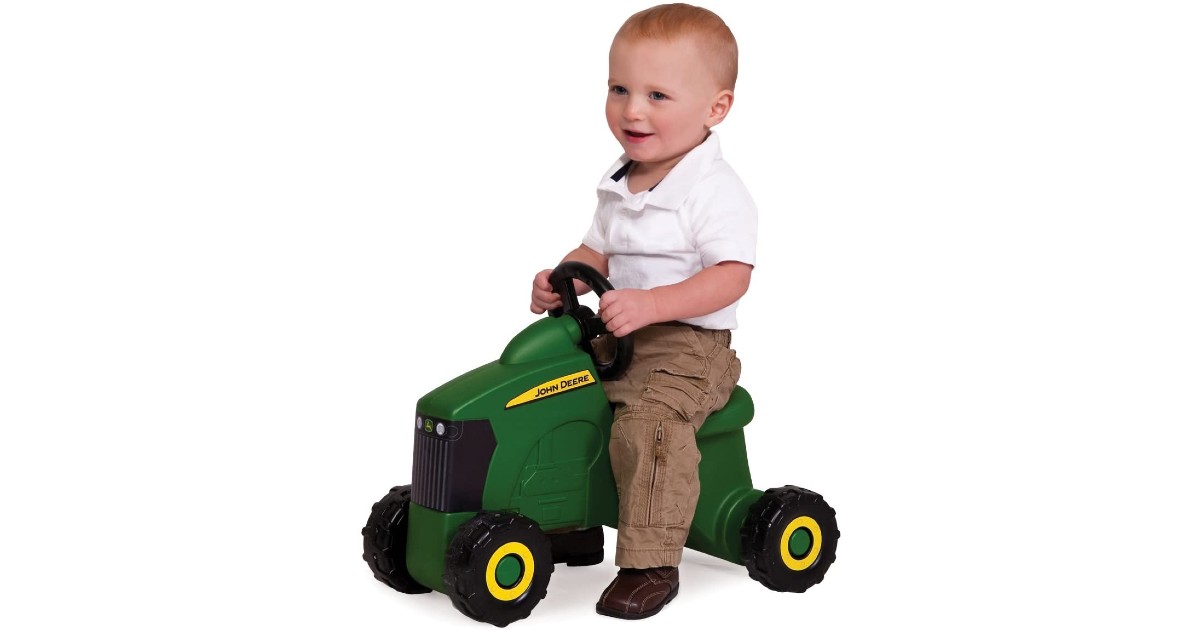 John Deere Sit-N-Scoot Tractor Toy