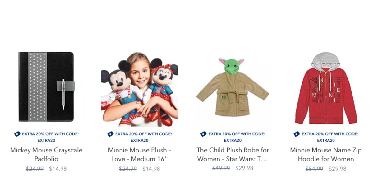 Limited Time Save an Extra 20 at ShopDisney Daily Deals & Coupons