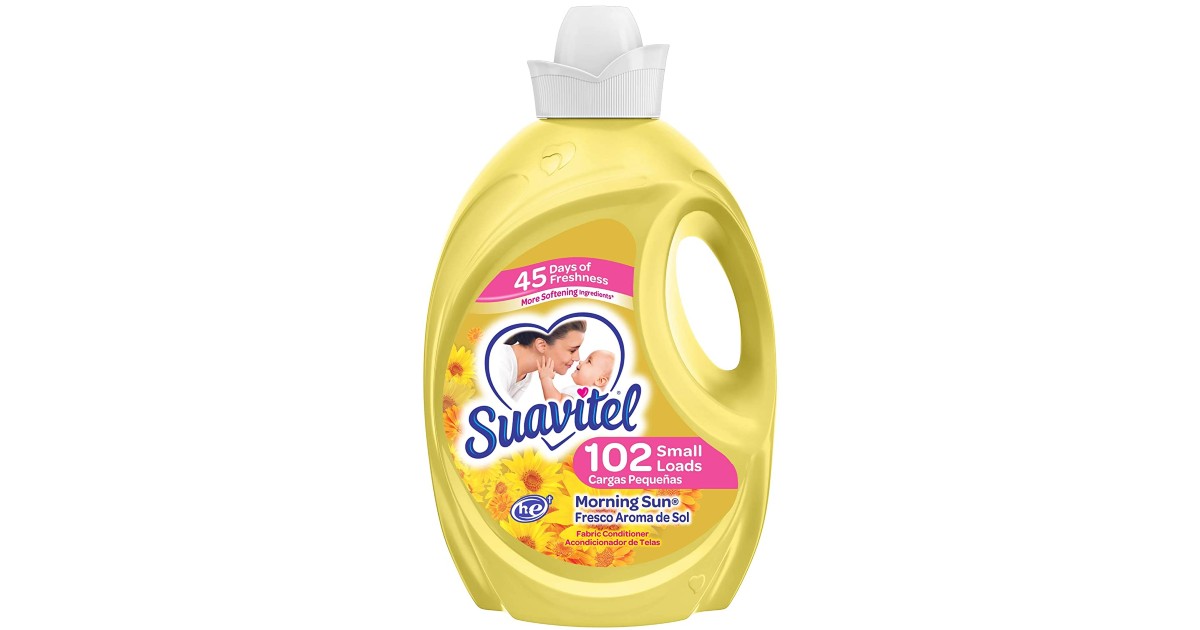 Suavitel Fabric Softener 135oz Bottle ONLY 5.13 Shipped Daily Deals