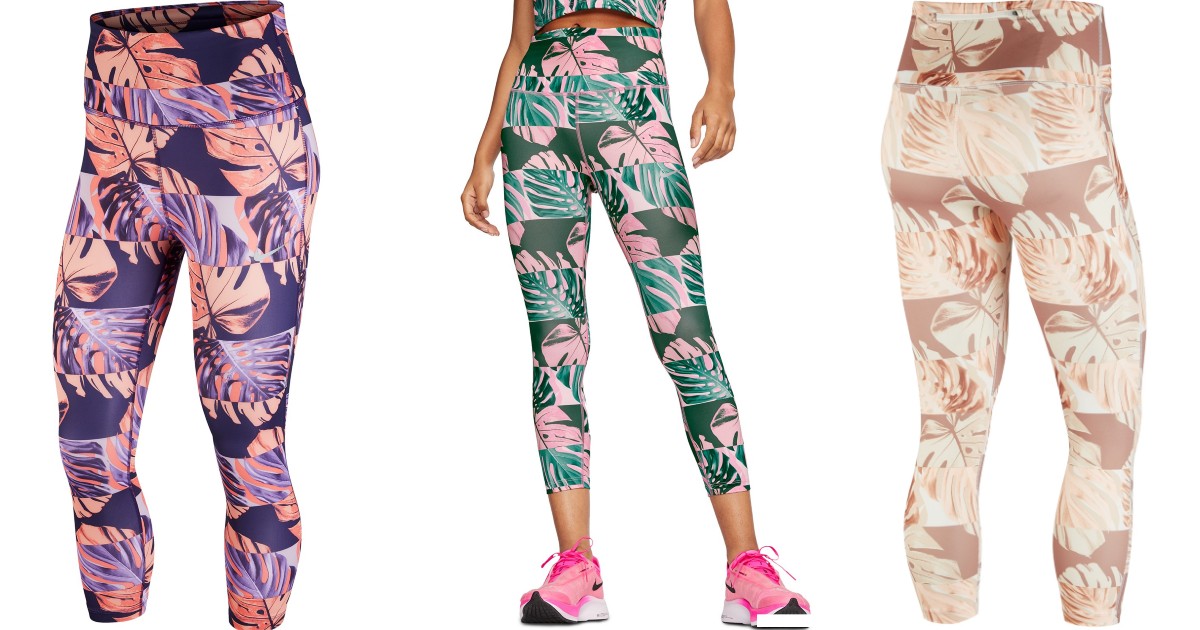 Nike Women’s Printed Cropped Leggings at Macy's
