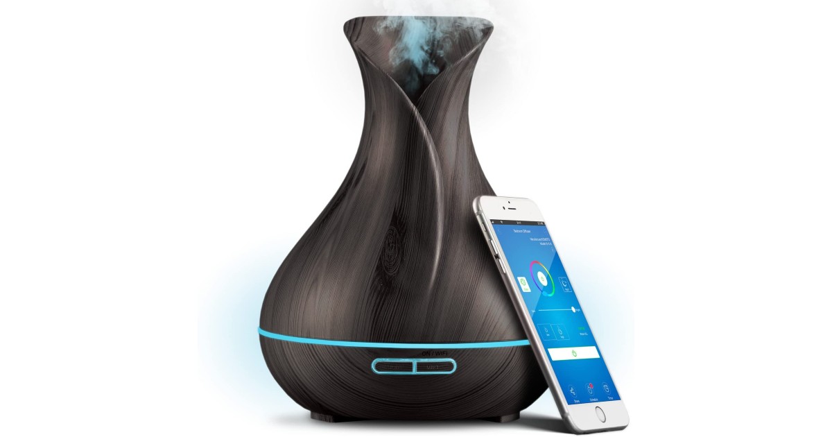 WiFi Wireless Essential Oil Diffuser ONLY $25.57 (Reg. $50)