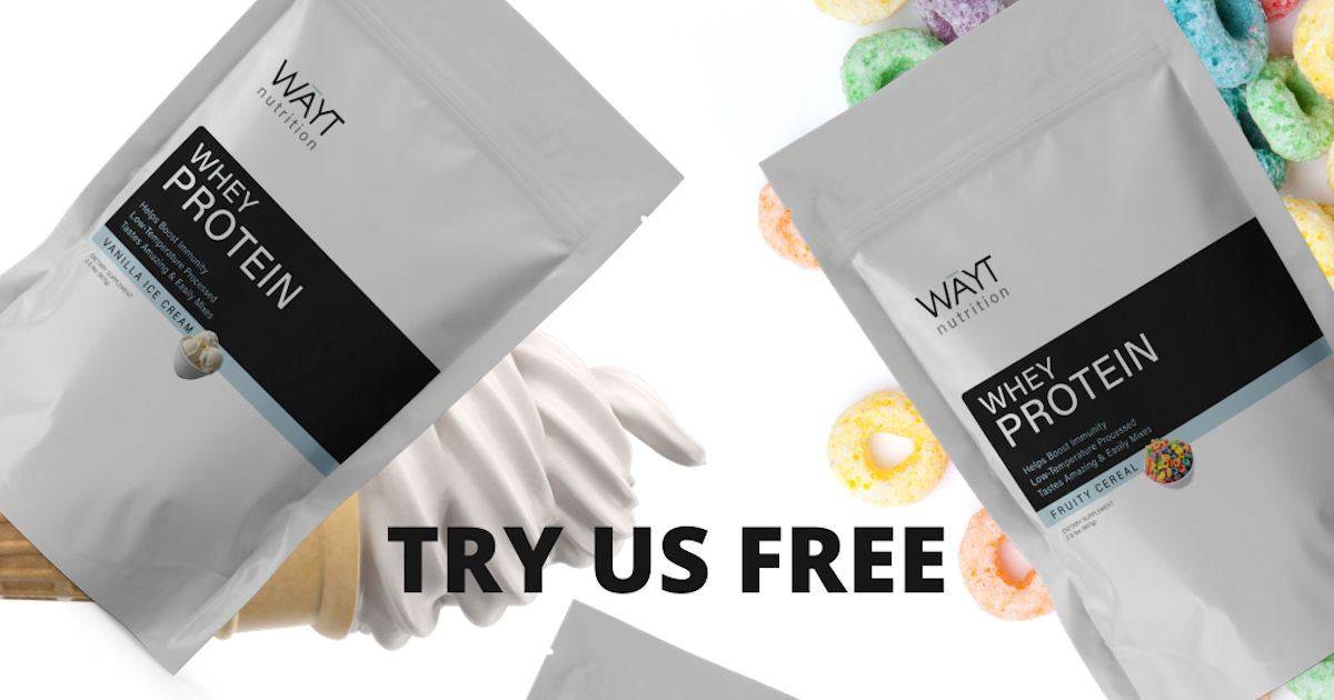 Free Sample of WAYT Nutrition Protein Powder Free Samples