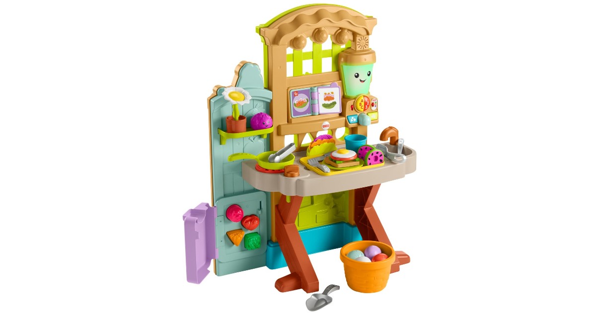 Fisher-Price Grow-The-Fun Garden Kitchen $39 (Reg. $80)