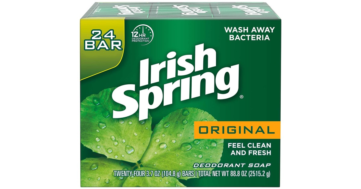 Irish Spring Men’s Soap Bar 24-Count