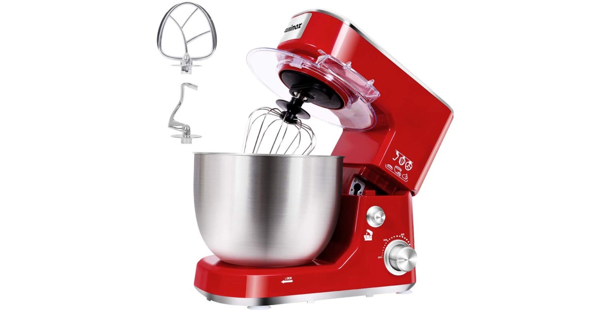 Stand Mixer w/ 5Qt Stainless Steel Bowl ONLY 68.74 (Reg 125) Daily