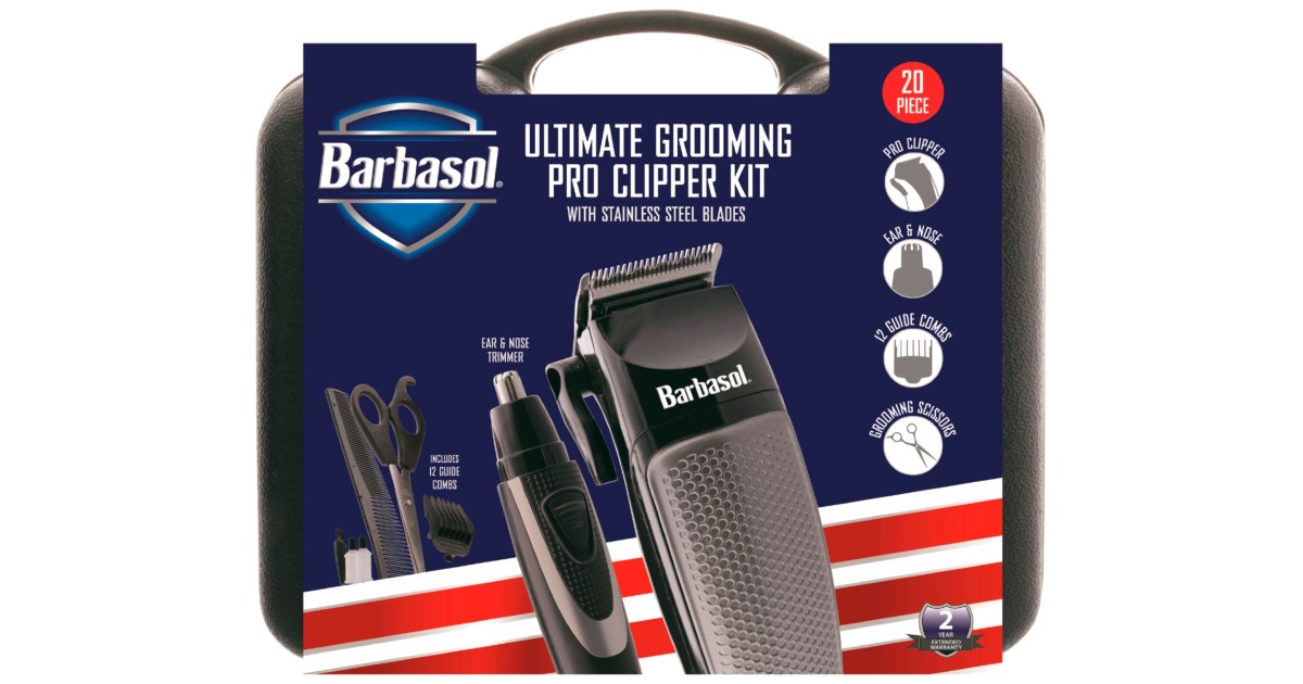 Barbasol Grooming Hair Clipper Kit