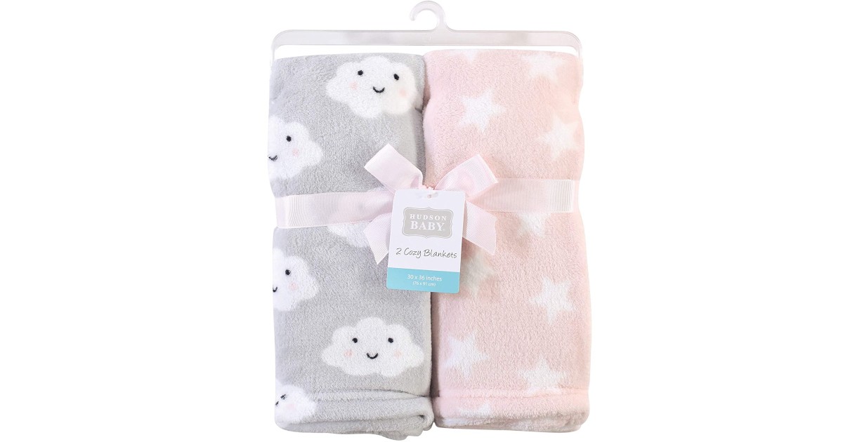 Baby Plush Blankets 2-Pack 