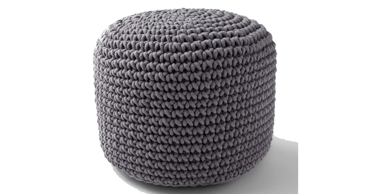 Cloud Island Gray Shadow Ottoman ONLY $26.99 (Reg. $45)