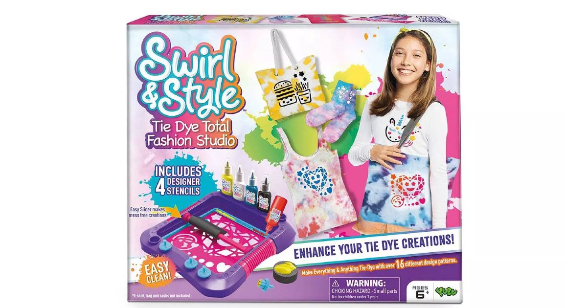 Swirl & Style Tie Dye Print Shop Kit ONLY $9.44 (Reg. $18.89)