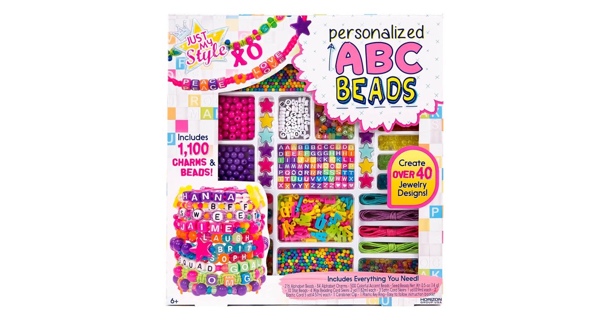Just My Style ABC Beads ONLY $6.98 (Reg. $13)