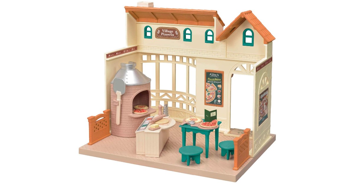 Calico Critters Village Pizzeria Playset