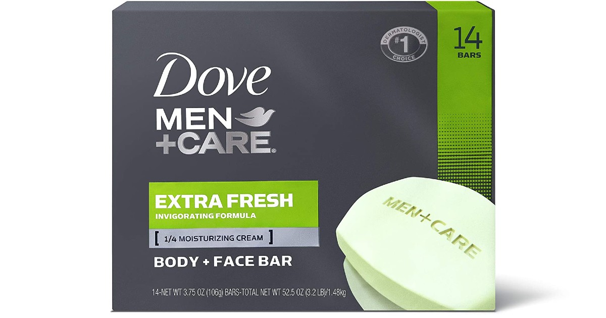 Dove Men+Care Soap Bars 14-Pack