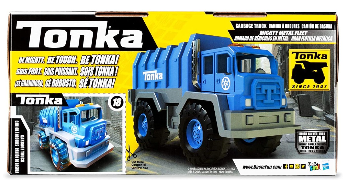 Tonka Mighty Metal Fleet Garbage Truck ONLY $8.24 on Amazon
