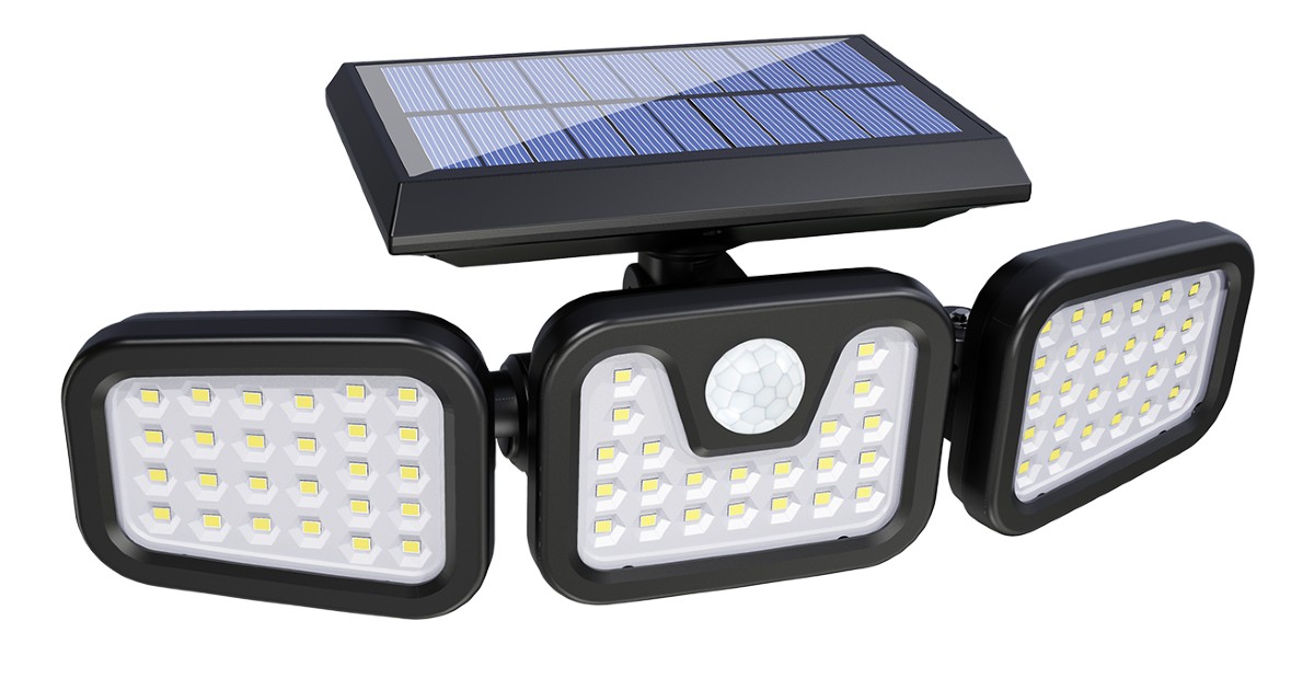 Solar Flood Light with Motion Sensor ONLY $27.99 (Reg. $90)