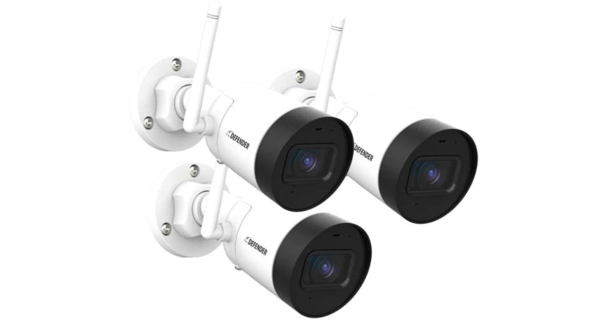 Outdoor Security Camera 3Pack ONLY 179.99 Shipped (Reg 260) Daily