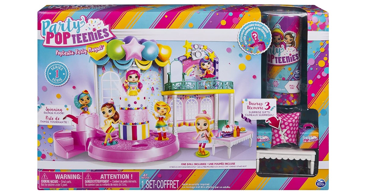 Party Popteenies Interactive Playset at Amazon