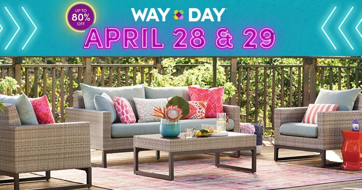 Way Day: Best Deals of the Year at Wayfair + 10% Coupon