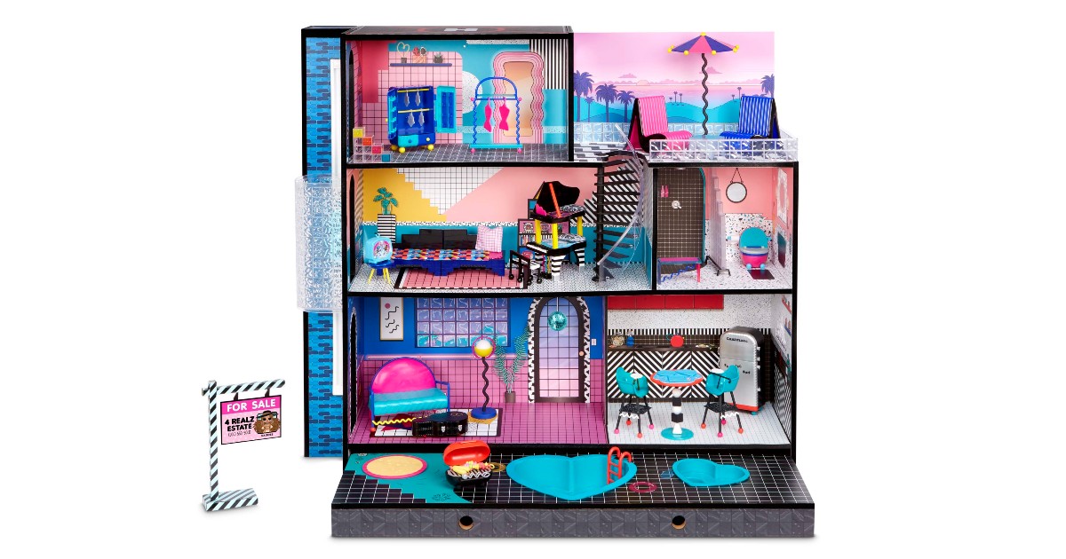 LOL Surprise OMG House Real Wood Doll House $90.99 (Reg. $229)