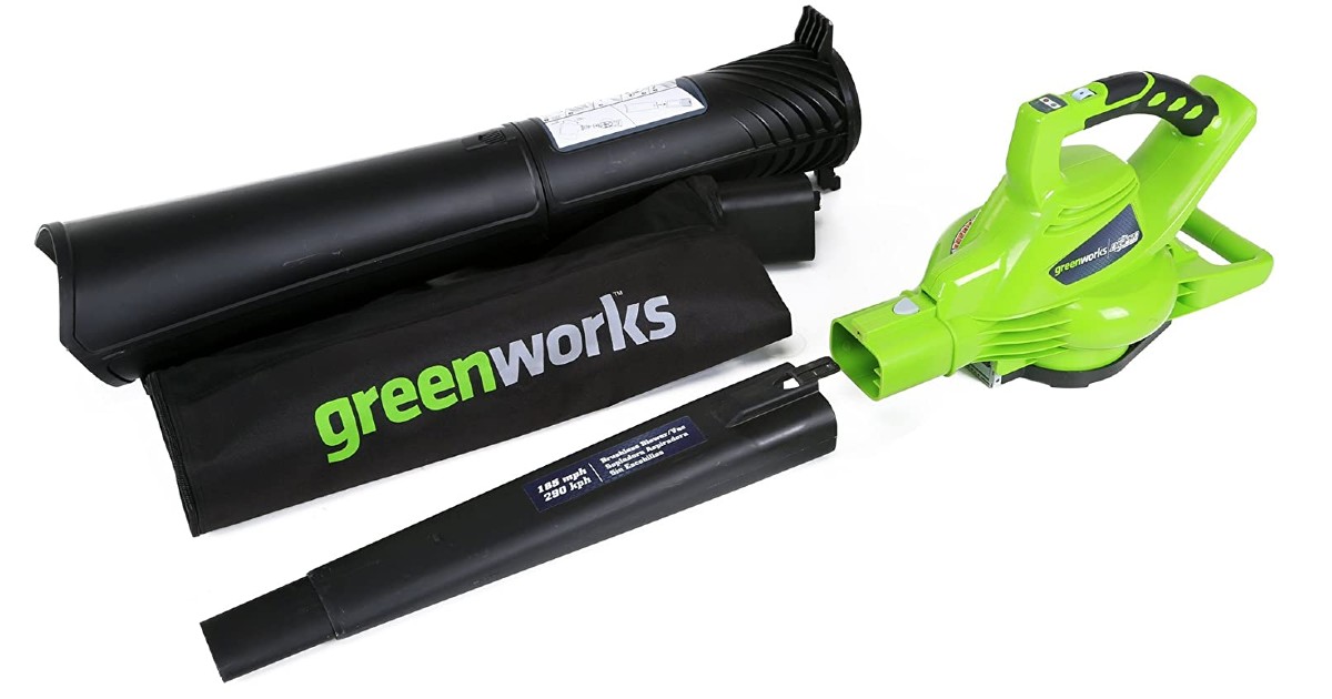 Greenworks Cordless Leaf Blower ONLY $96.99 (Reg. $199)
