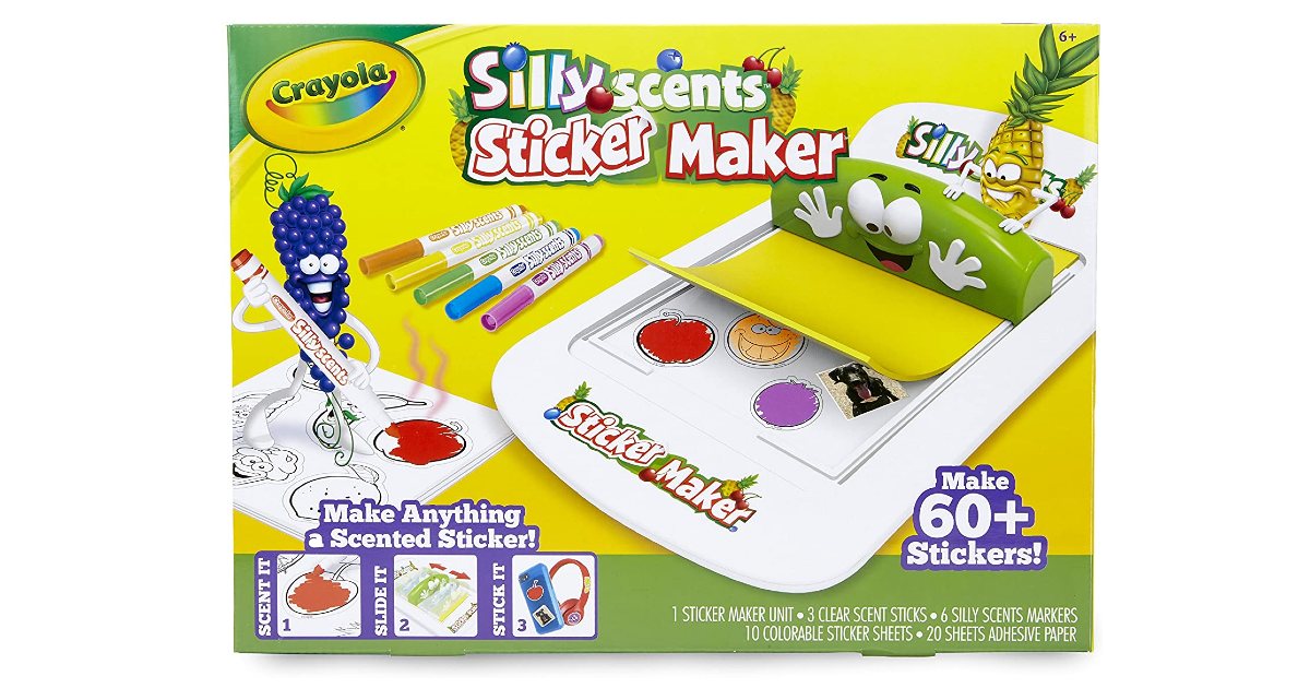 Crayola Silly Scents Sticker Maker ONLY $11.85 (Reg. $20)