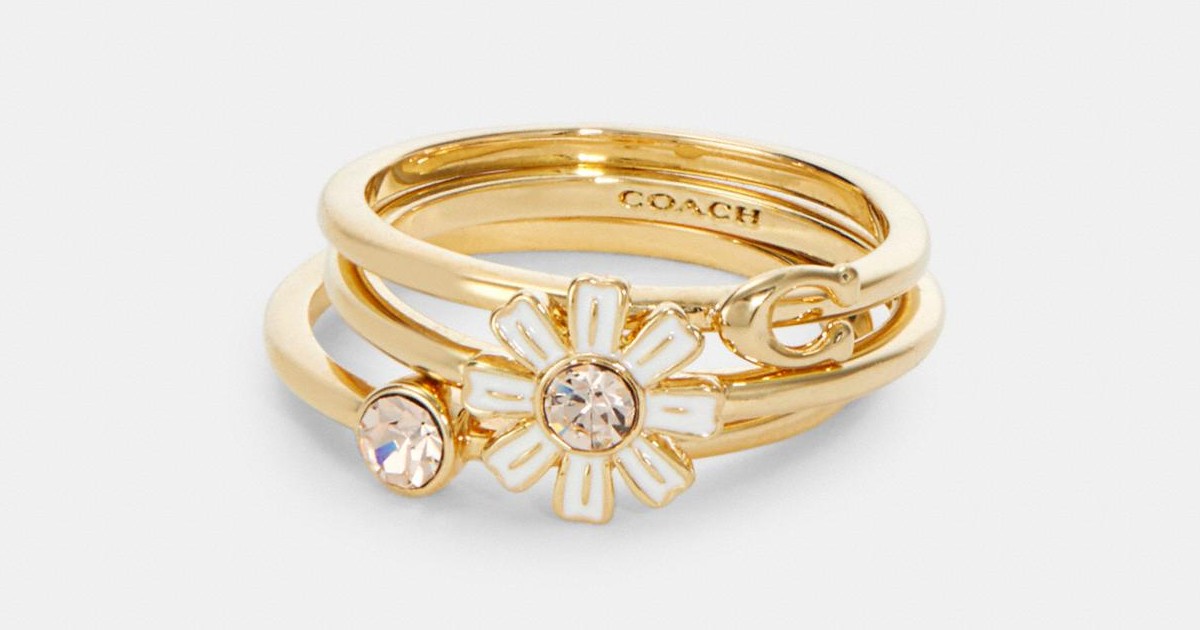 Coach Daisy Ring Set ONLY $29.40 (Reg. $98)