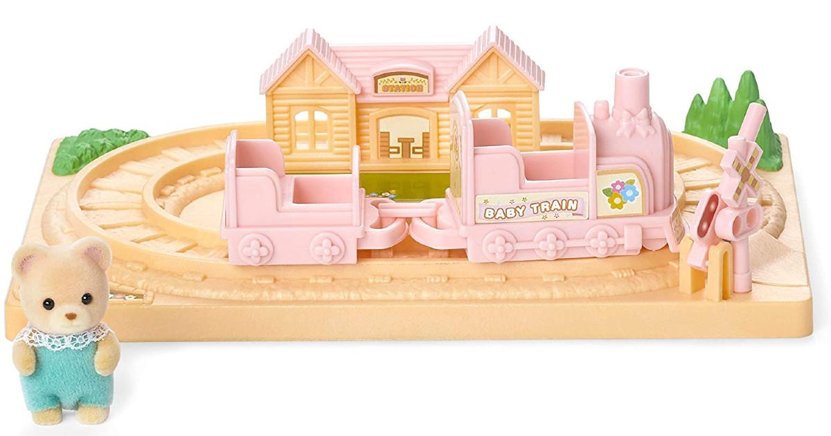 Calico Critters Baby Choo-Choo Train ONLY $9.88 (Reg. $18)